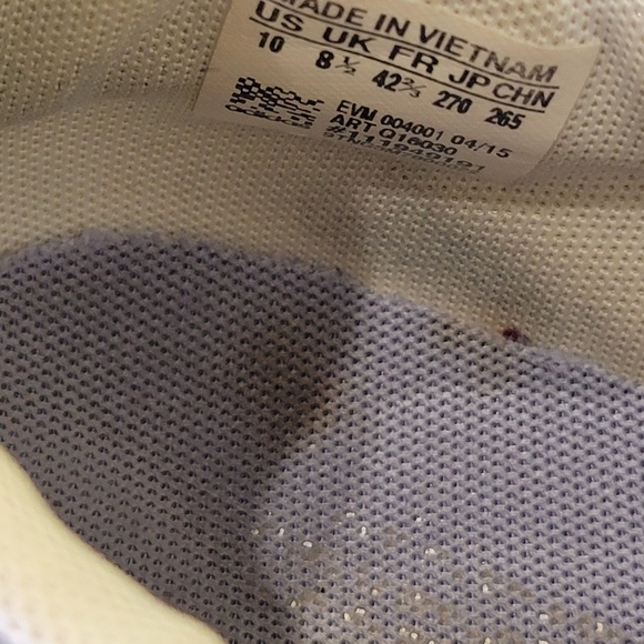 Adidas SI Loop Racer Casual Sneakers Purple Abstract Women size 10 US pre owned - Picture 11 of 12